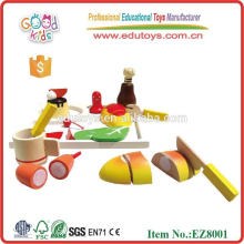 Play Food Set Educational Wooden Toys